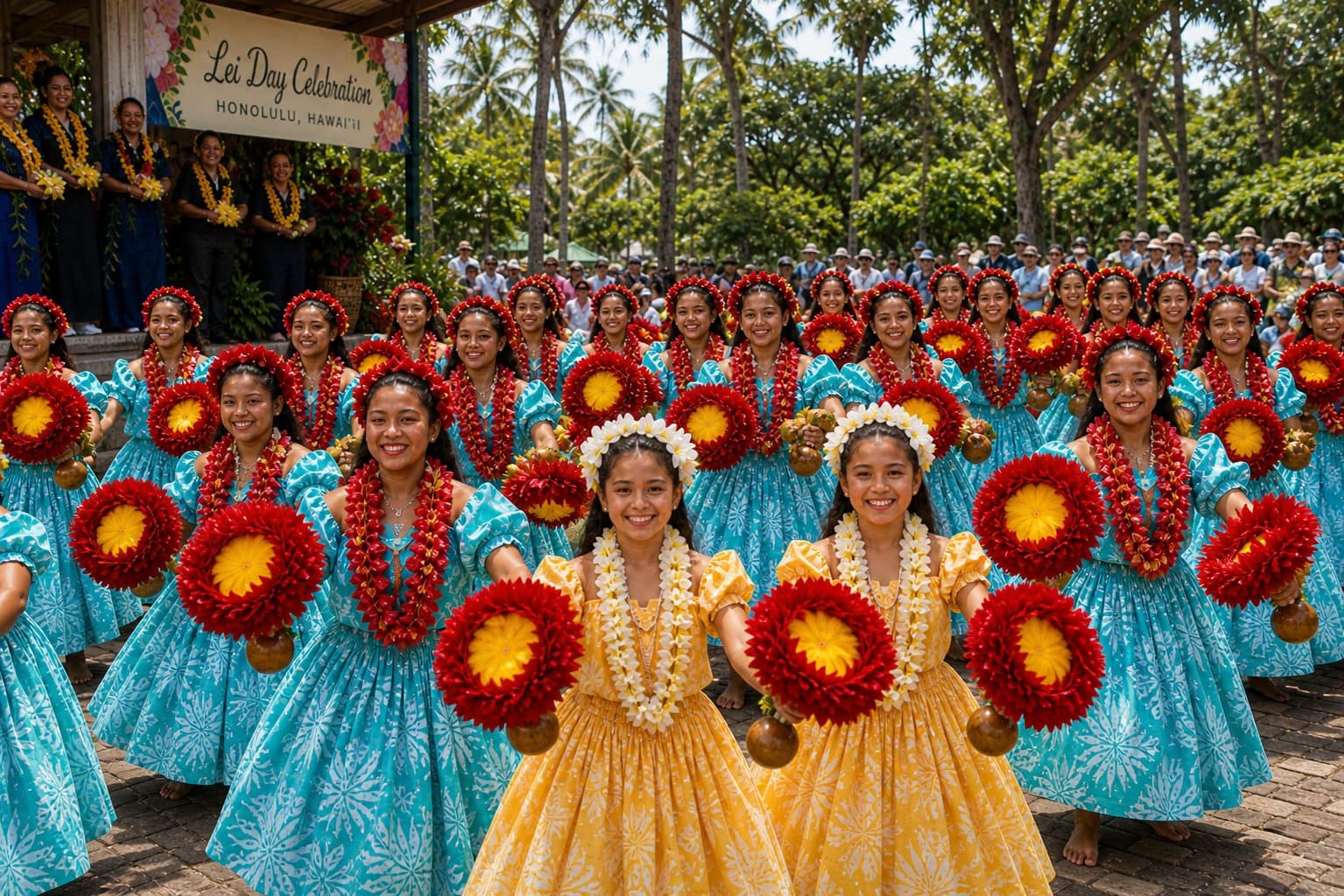 Lei Day Celebration in Honolulu, Hawaii