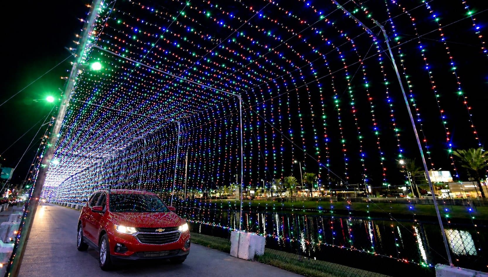 Magic of Lights drive-thru holiday show, Daytona Beach